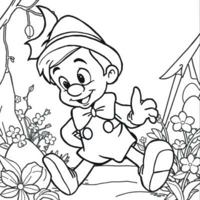 Pinocchio Coloriage
