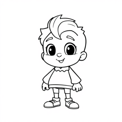 Personnage de Conte à Colorier