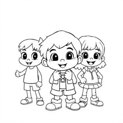 Personnages de contes à colorier