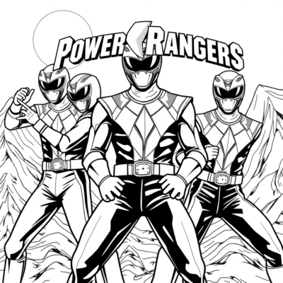 Power Rangers Coloriages