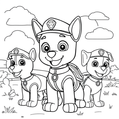 Livre de coloriage : Pat’ Patrouille coloriage pour enfants