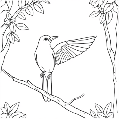Livre de coloriage : oiseaux coloriages pour enfants