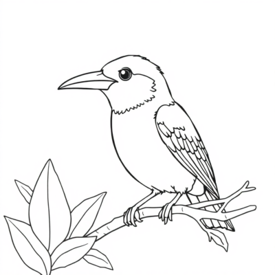 Livre de coloriage : oiseaux de coloriage pour les enfants