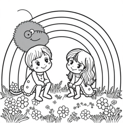 Coloriage Rainbow Friends