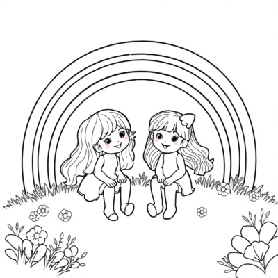 Coloriage Rainbow Friends à imprimer
