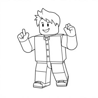 Coloriage Roblox à imprimer