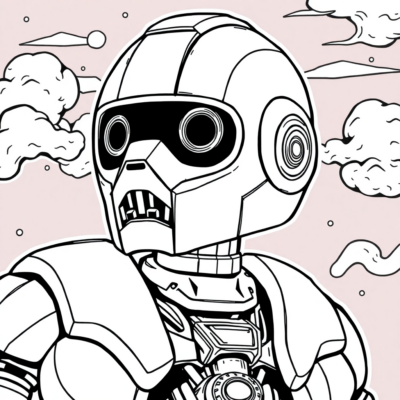 Robot de coloriage