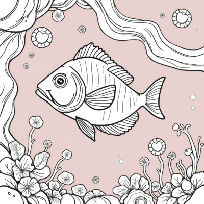 Poisson coloriage
