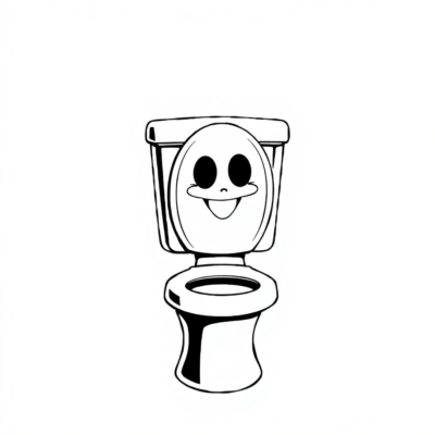 Coloriage Skibidi Toilet