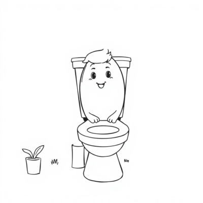 Coloriage : skibidi toilet coloriage