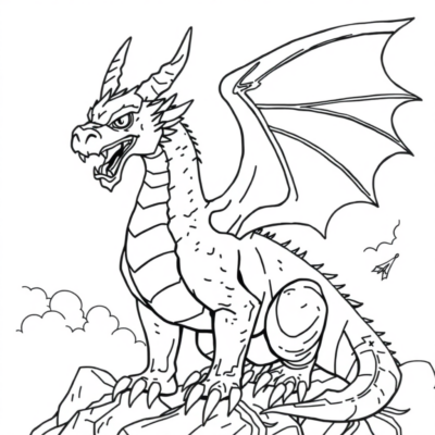 Dragons à Colorier