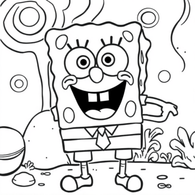 Coloriages de Bob l’éponge