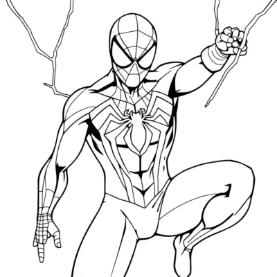 Coloriages de Spider-Man à Imprimer