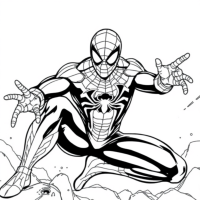 Spiderman Coloriage