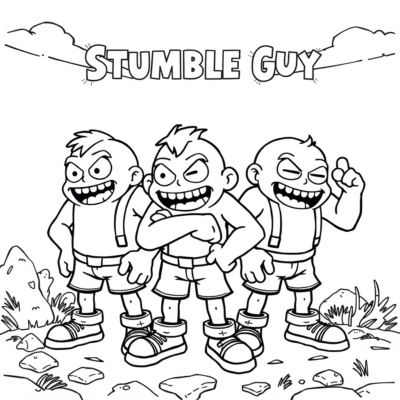 Coloriage : coloriages Stumble Guys