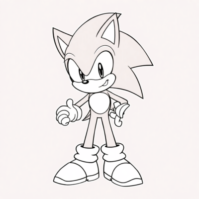 Super Sonic coloriage