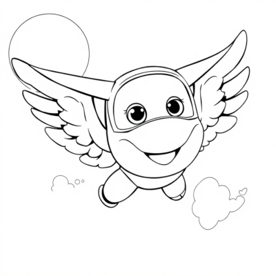 Super Wings coloriages