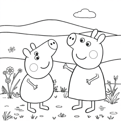 Livre de coloriage : Peppa Pig livre de coloriage