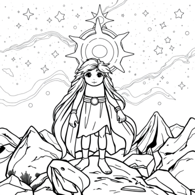Coloriage : Sirius coloriage pour enfants