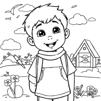 Livre de coloriage : école de coloriage pour enfants