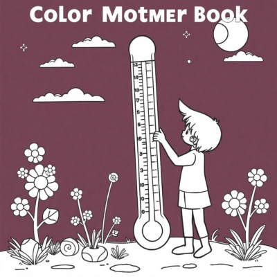 Colorier : thermomètre coloriage pour enfants