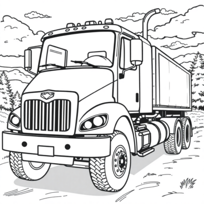 Camions coloriages