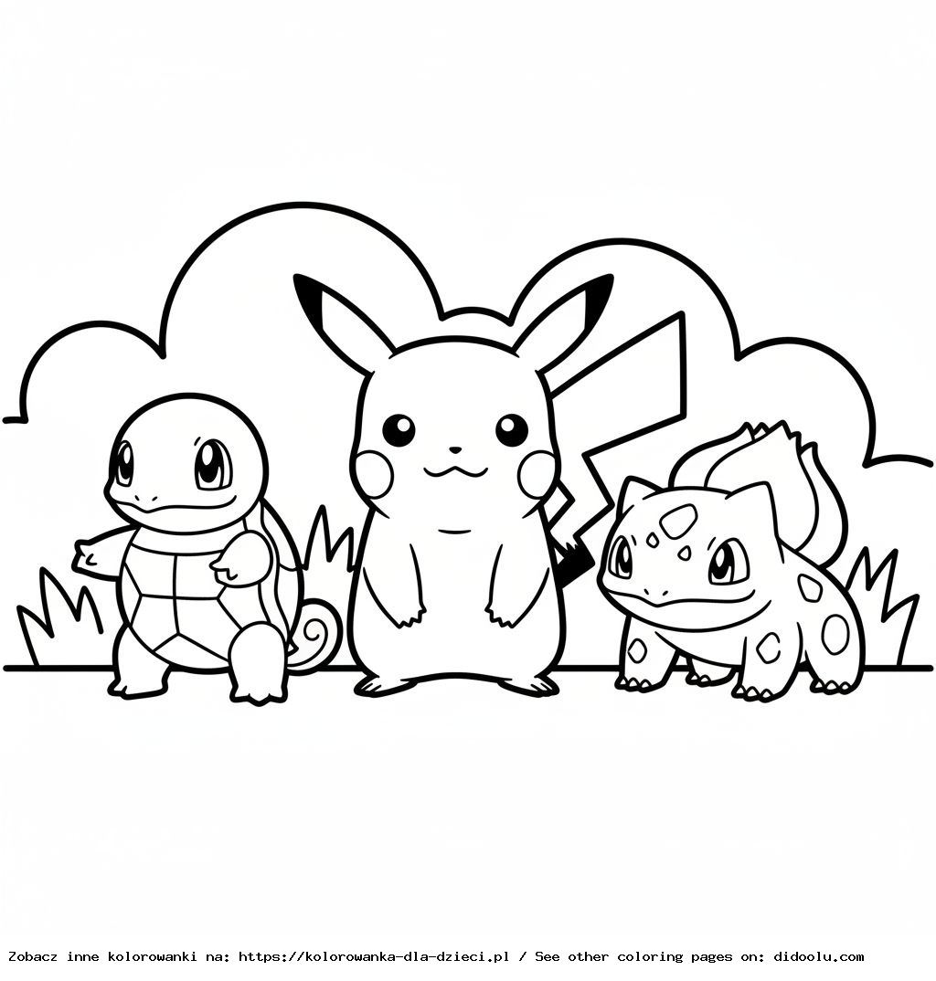 Coloriages d&rsquo;Aventures Pokémon pour Enfants