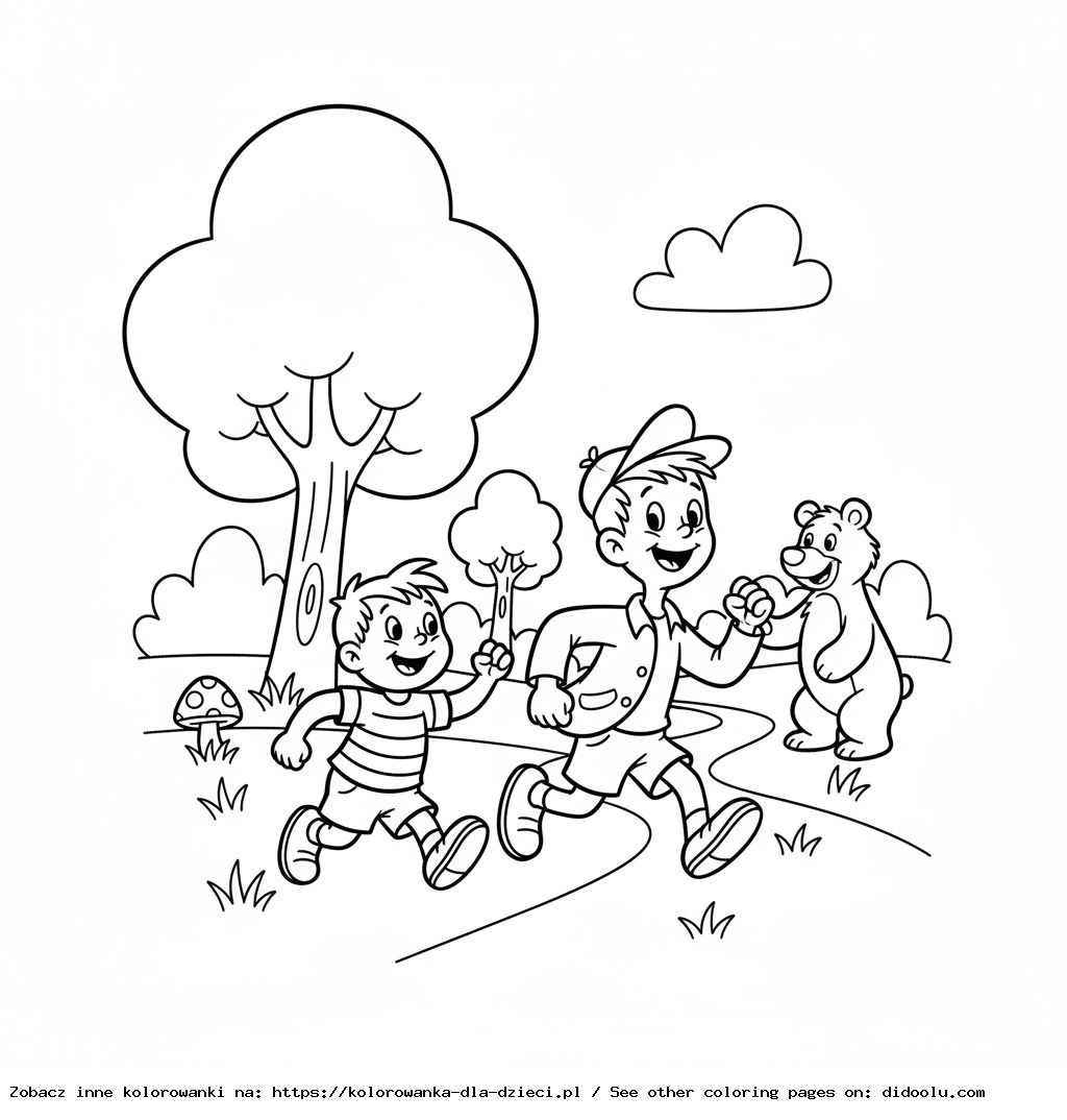 Bolek et Lolek Coloriage