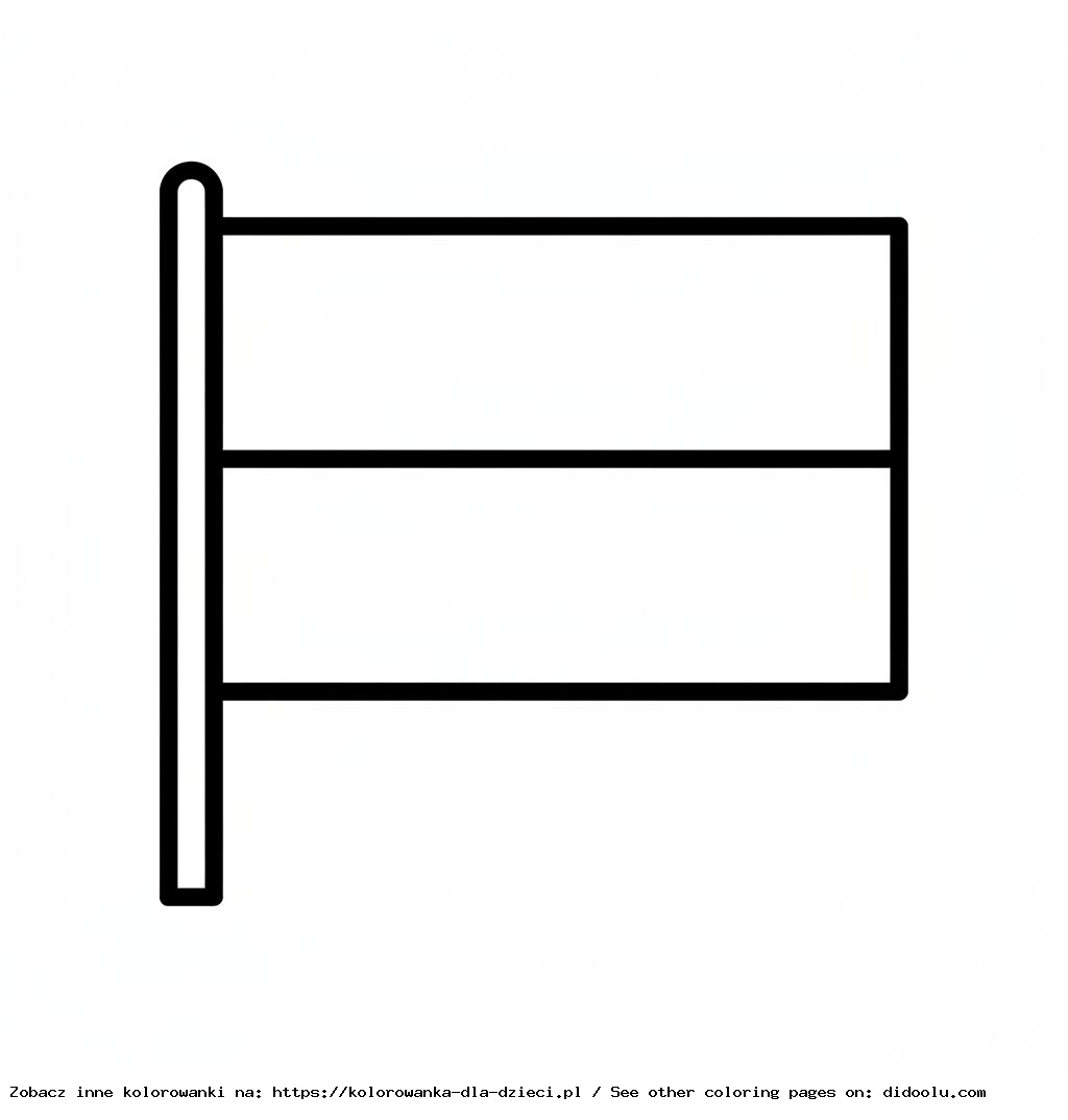 Dessin de la Drapeau Polonais