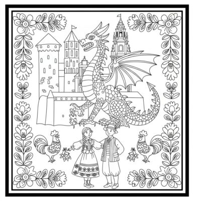 Livre de coloriage : coloriages polonais pour enfants