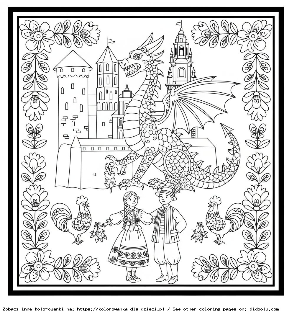 Livre de coloriage : coloriages polonais pour enfants