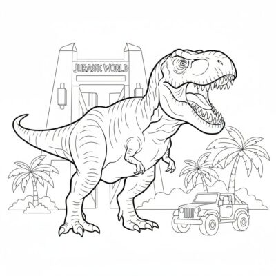 Colorier Jurassic World