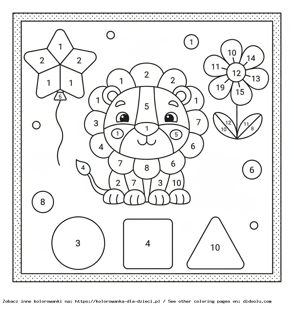 Colorier par numéros pour les enfants