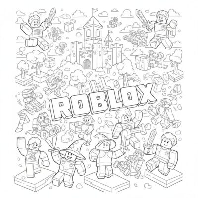 Livre de coloriage Roblox