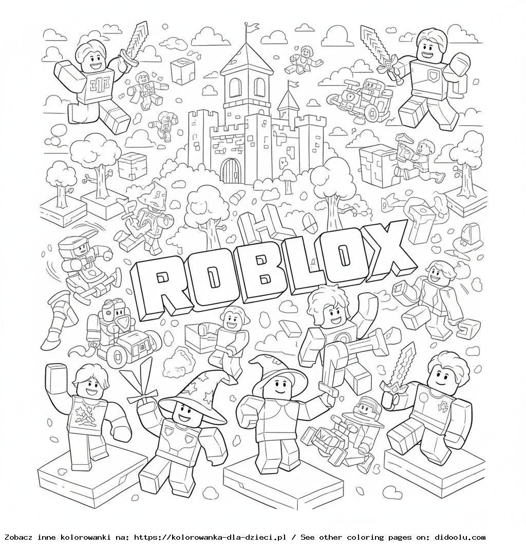 Livre de coloriage Roblox