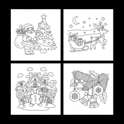 Coloriages de Noël pour enfants
