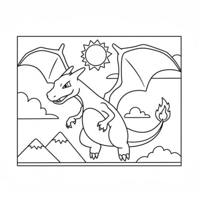 Coloriages Pokemon Charizard