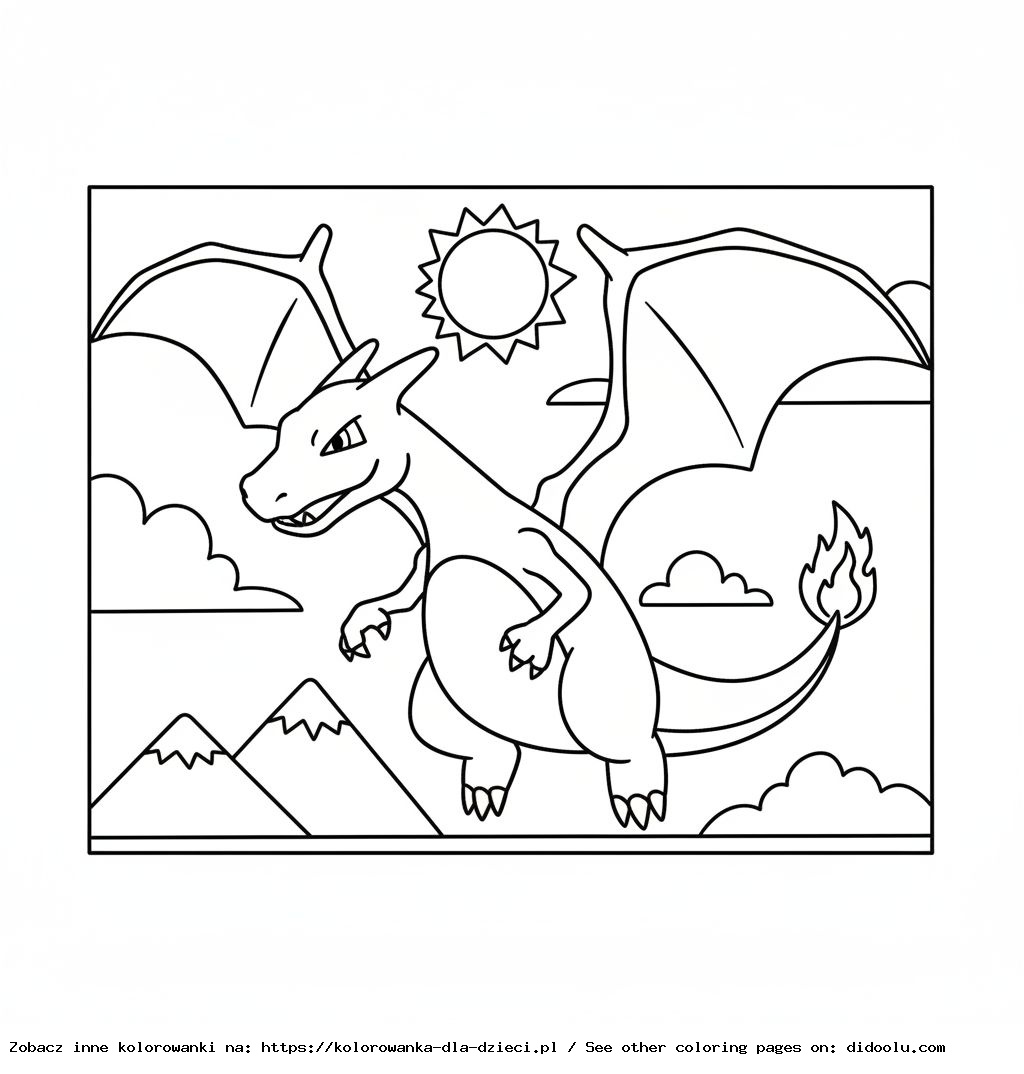 Coloriages Pokemon Charizard