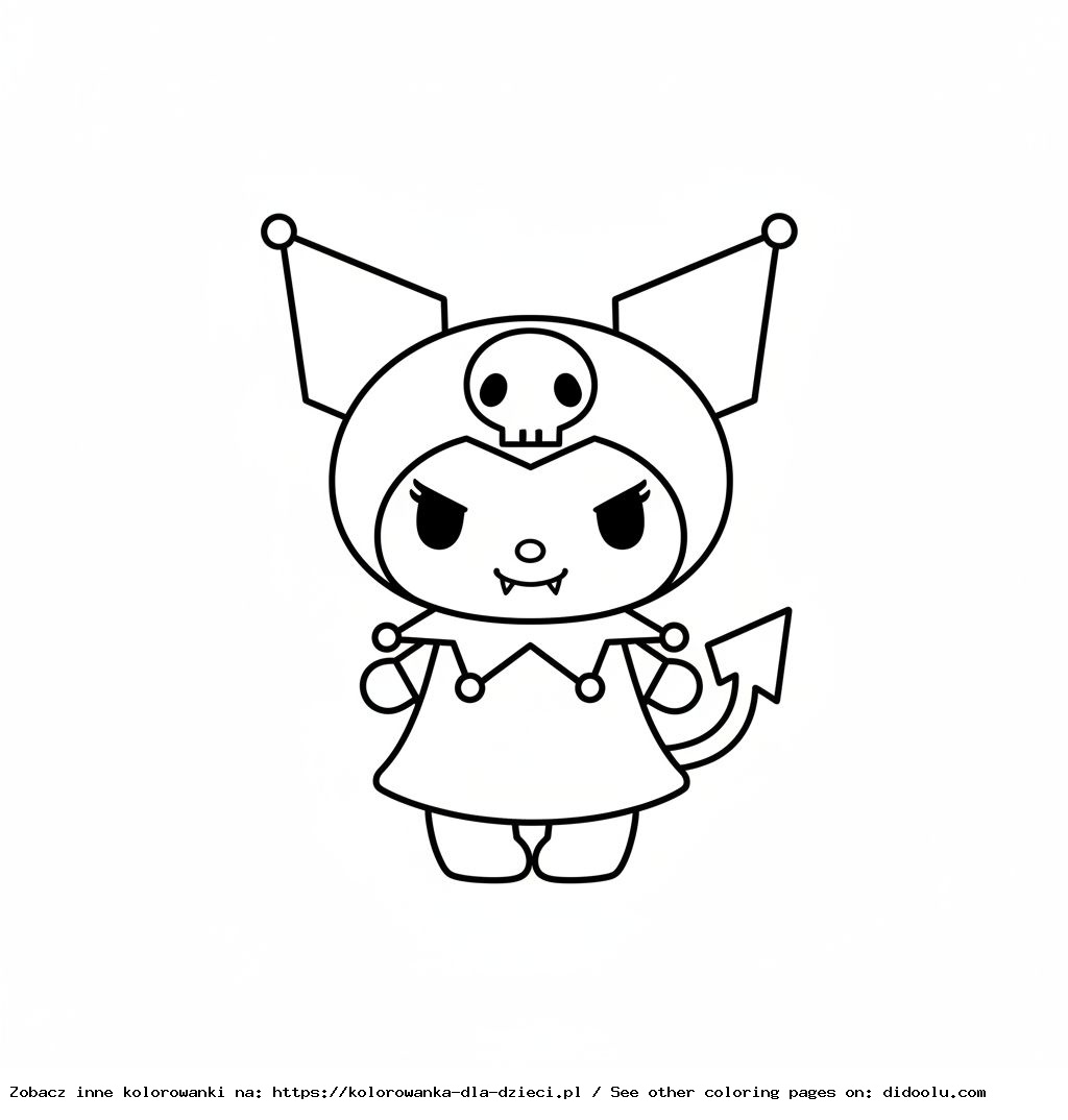 Kuromi Coloriage à Imprimer