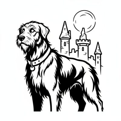 Colorier : Sirius Black sous forme de chien