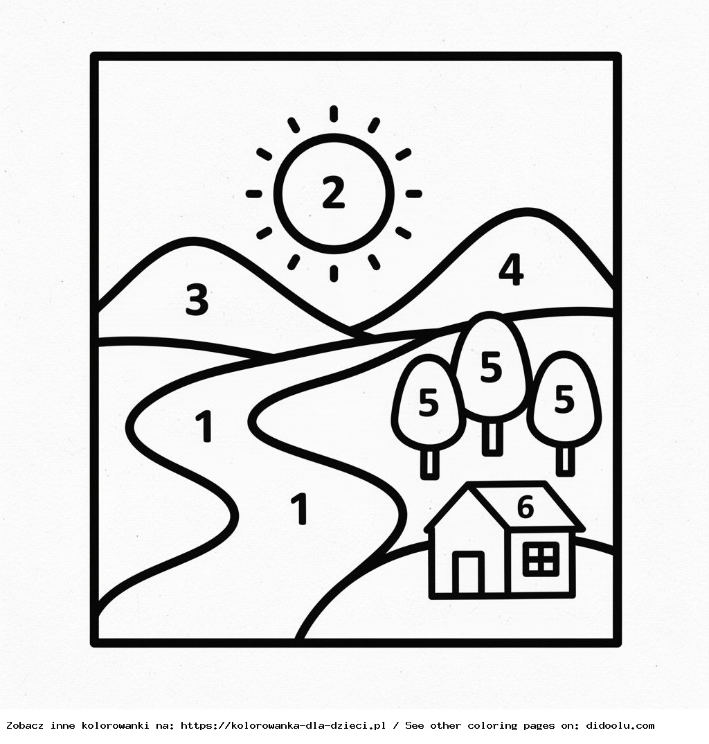 Coloriage par numéros à imprimer