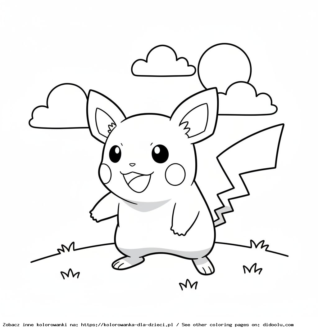 Coloriages Pokémon Raichu