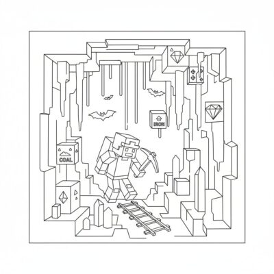 Minecraft – Exploration des grottes souterraines