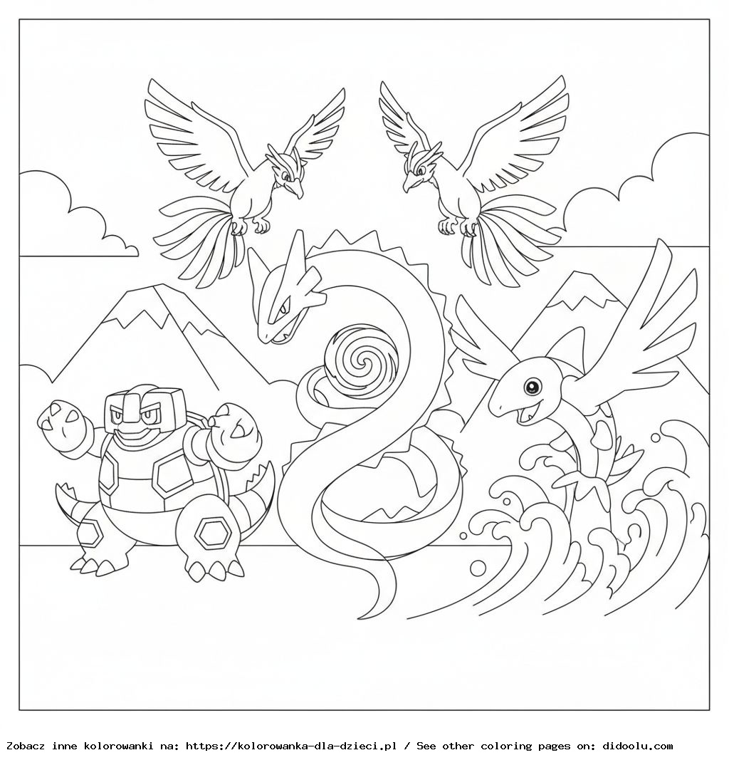 Colorier des Pokémon Légendaires