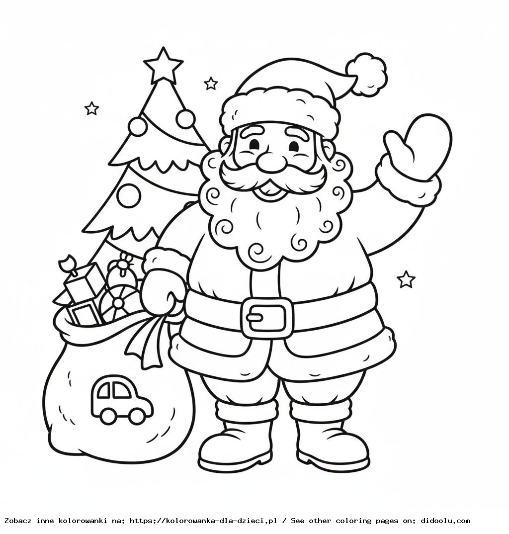 Coloring Book: le coloriage du Père Noël