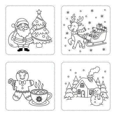 Colorier: coloriages pour enfants à imprimer Noël