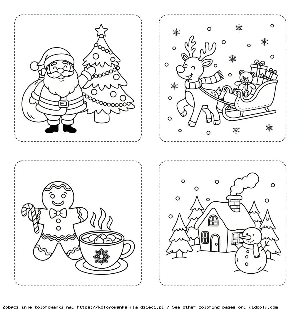 Colorier: coloriages pour enfants à imprimer Noël