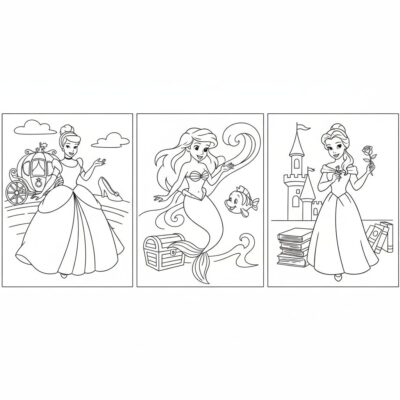 Coloriages Princesses Disney