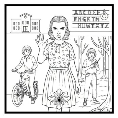 Coloriages Stranger Things