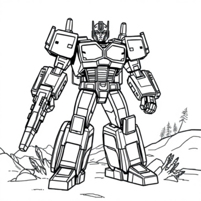 Livre de coloriage : Transformers, livre de coloriage pour enfants